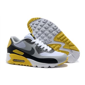 Nike Air Max 90 Hyp Frm Unisex White Yellow Running Shoes Sale